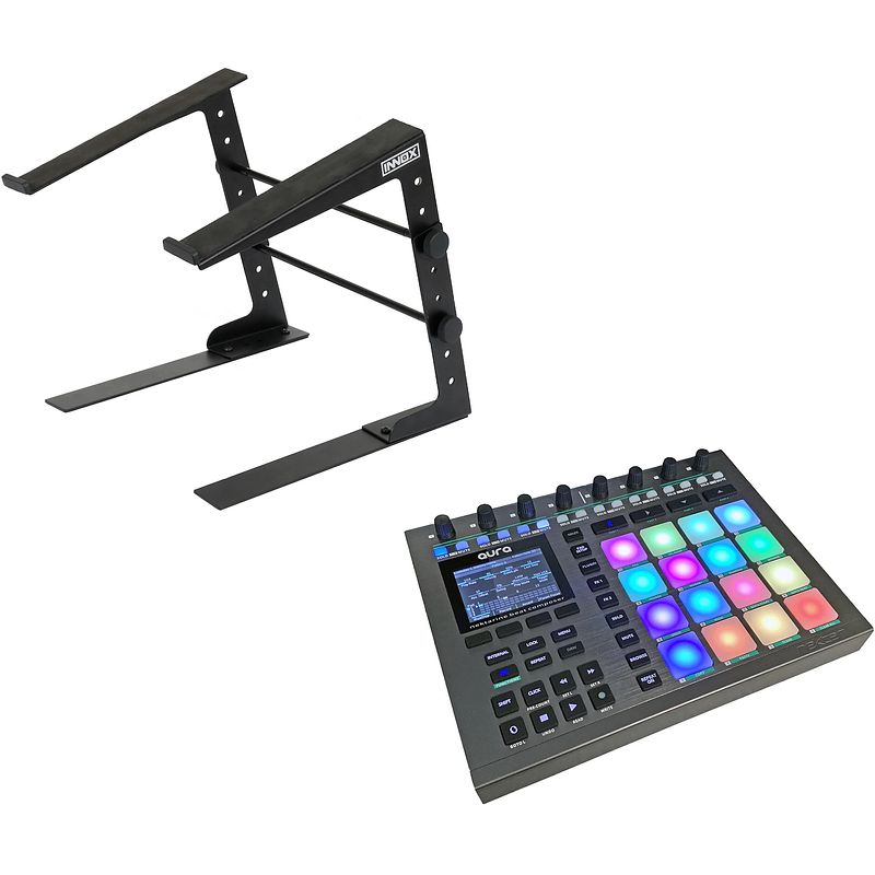 Foto van Nektar aura beat composer + innox iva 05 mkii laptop tabletop stand