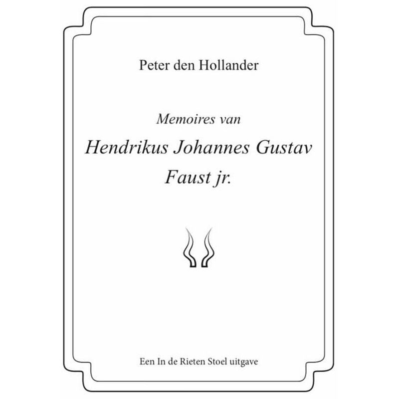 Foto van Memoires van hendrikus johannes gustav faust jr.