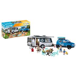 Foto van Playmobil family fun caravan met auto 71423