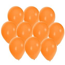 Foto van 30x stuks oranje party ballonnen 27 cm - ballonnen