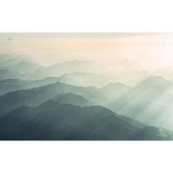 Foto van Fotobehang - hazy hills 400x250cm - vliesbehang