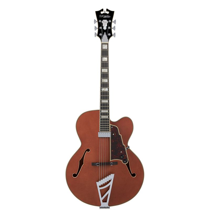 Foto van D'sangelico exl-1 satin walnut elektrische gitaar