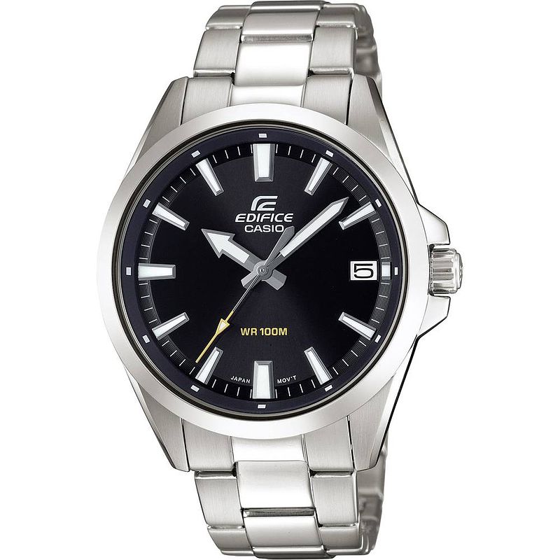 Foto van Casio quartz horloge efv-100d-1avuef (l x b x h) 10.9 x 42 x 48 mm rvs materiaal (behuizing): rvs materiaal (armband): rvs