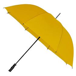 Foto van Impliva golfparaplu windproof 125 cm polyester geel