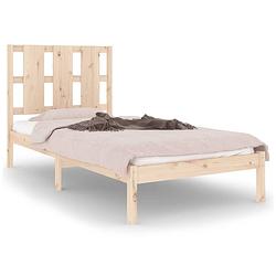 Foto van Vidaxl bedframe massief grenenhout 90x200 cm