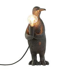 Foto van Light & living penguin tafellamp zwart