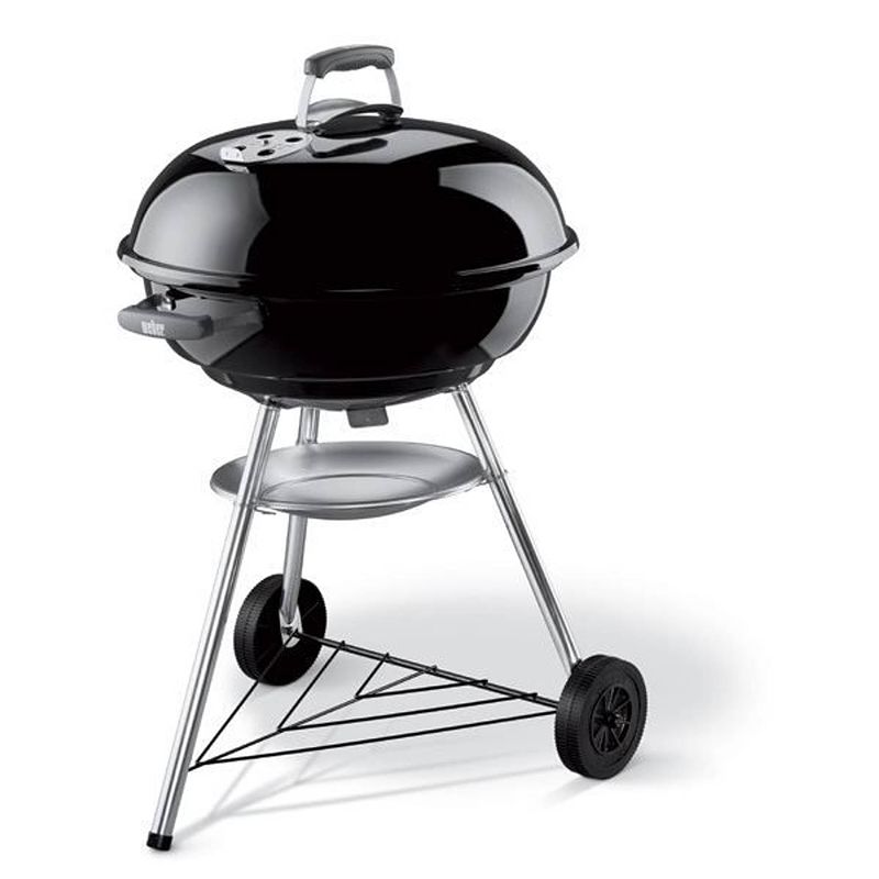 Foto van Weber compacte houtskoolbarbecue - verchroomd staal - ø 57 cm