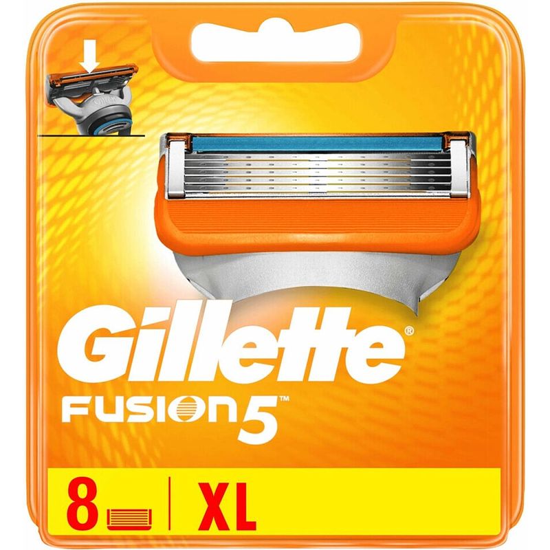 Foto van Gillette fusion5 scheermesjes/navulmesjes - 8 stuks