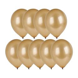 Foto van Ballonnen metallic - goud - set van 9