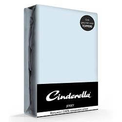 Foto van Cinderella jersey hoeslaken sky blue-90 x 210/220 cm