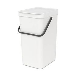 Foto van Brabantia sort & go prullenbak - 16 l - wit