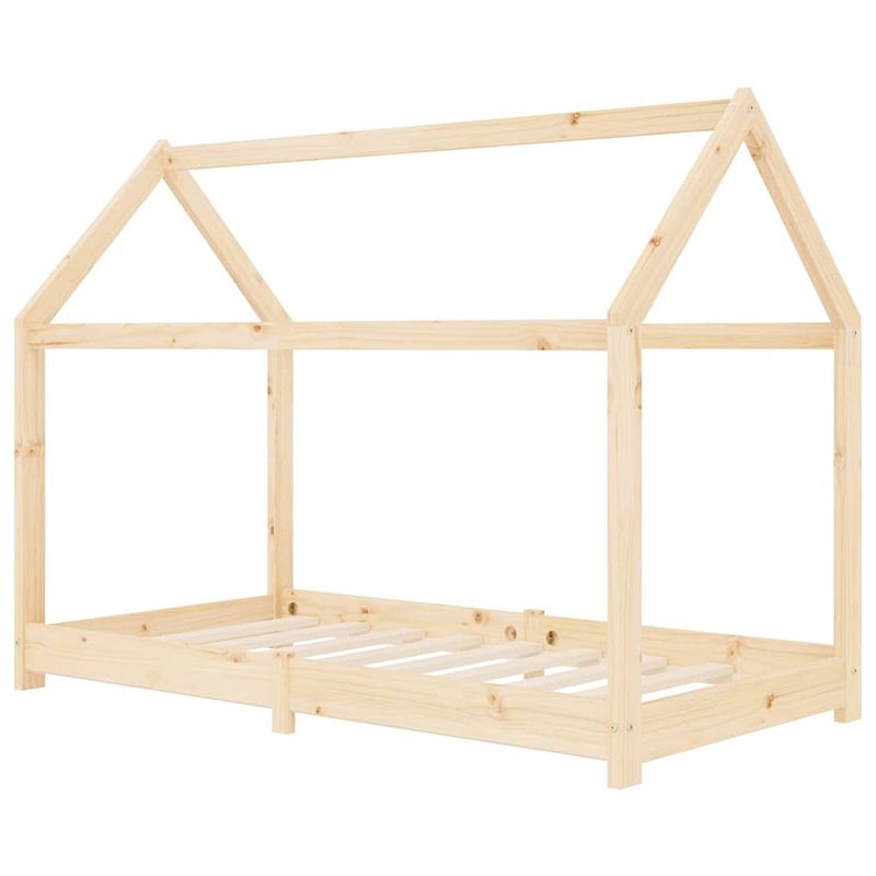 Foto van Vidaxl kinderbedframe massief grenenhout 80x160 cm