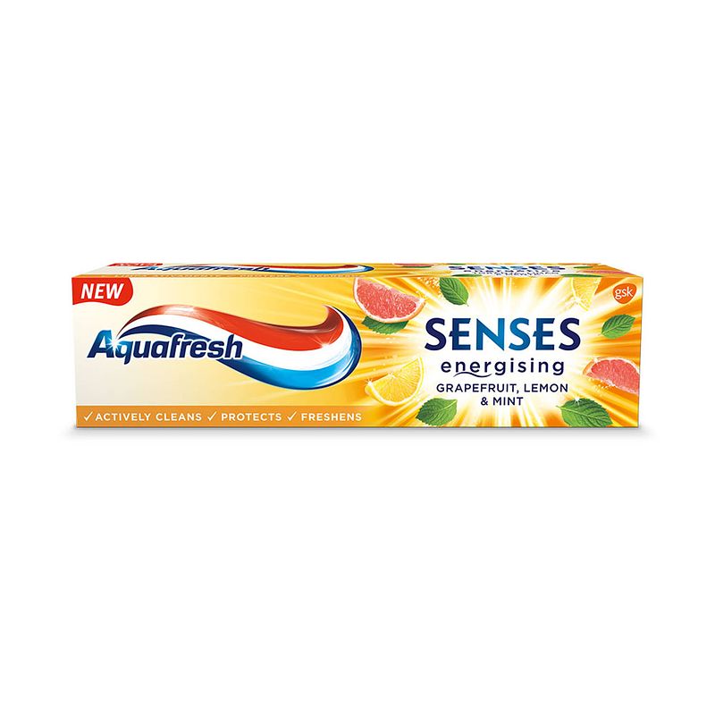 Foto van Senses energising tandpasta grapefruit & citroen & munt 75ml