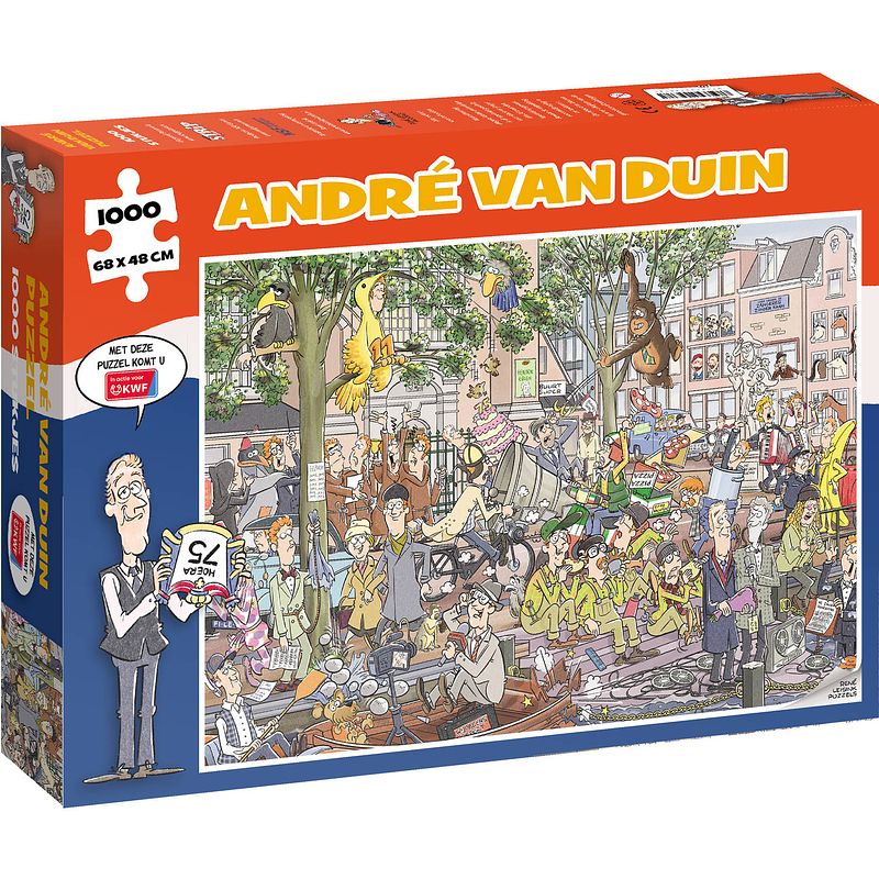 Foto van André van duin 75 jaar puzzel - 1000 stukjes