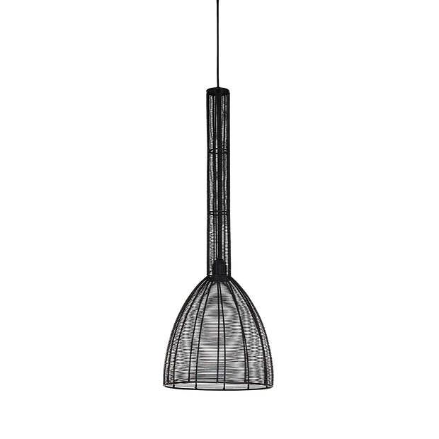 Foto van Light & living - hanglamp tartu - 28x28x81 - zwart