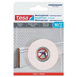 Foto van Tesa powerbond montagetape gevoelige oppervlakken, 19 mm x 1,5 m