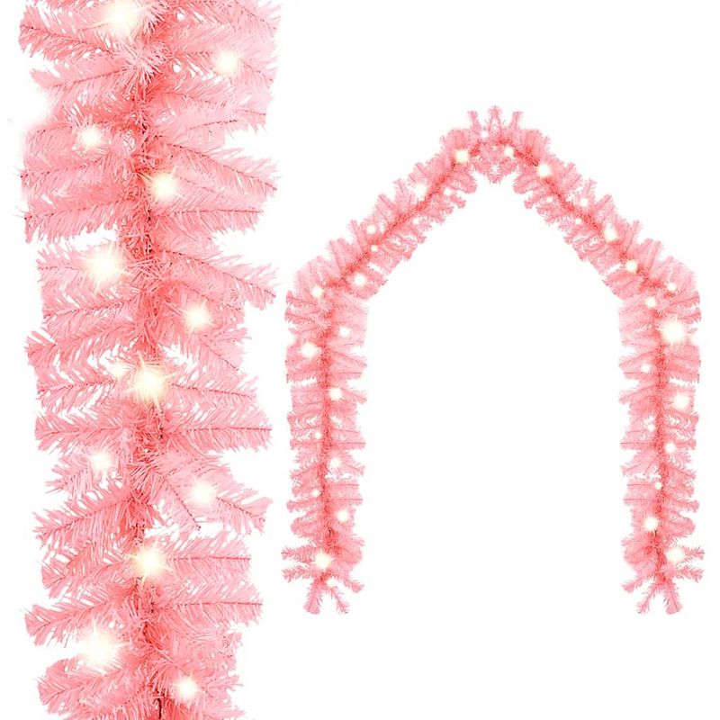 Foto van Vidaxl kerstslinger met led-lampjes 5 m roze