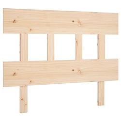 Foto van The living store houten hoofdeinde - 78.5 x 3 x 81 cm - rustiek en comfortabel