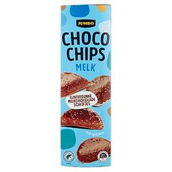 Foto van Jumbo choco chips melk 125g