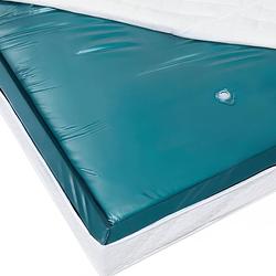 Foto van Beliani mono - waterbedmatras-blauw-vinyl