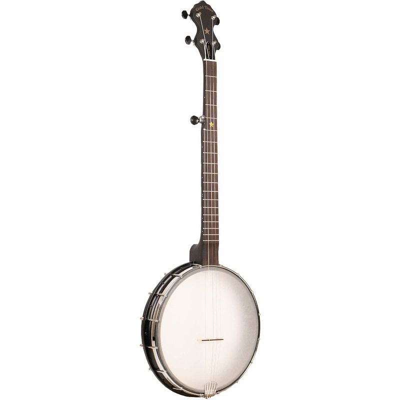 Foto van Gold tone ac-12 5-snarige open back banjo met gigbag