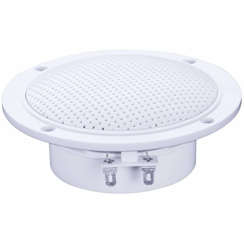 Foto van E-audio b300a witte 4 inch plafond inbouw luidsprekerset vochtbestendig