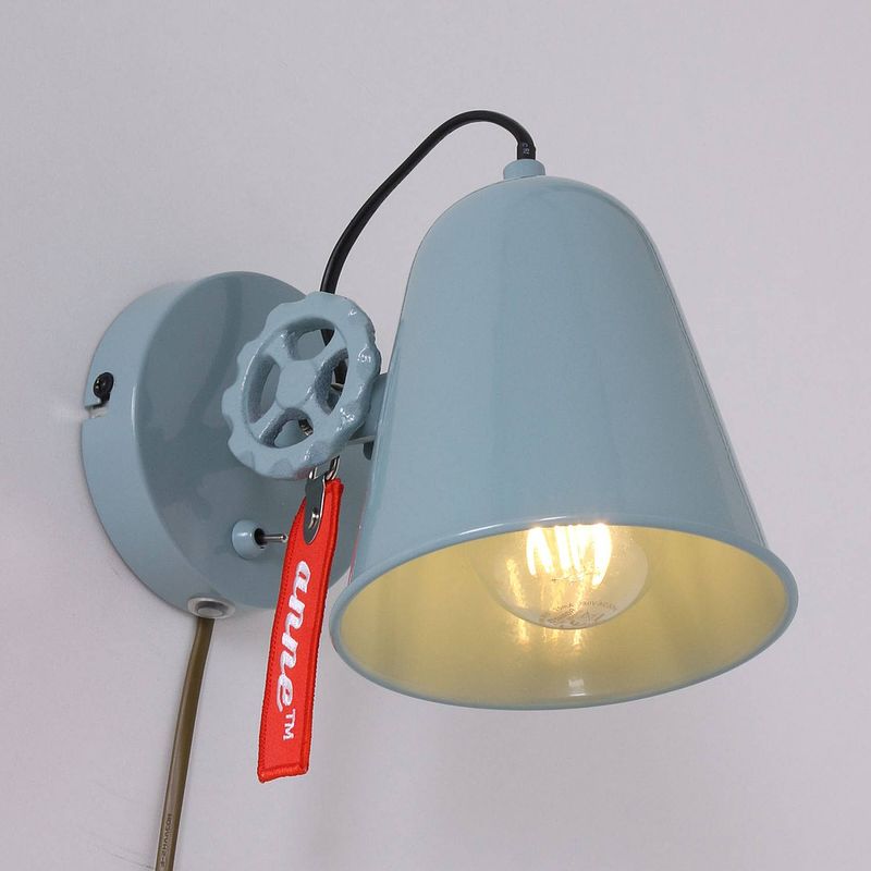 Foto van Lightning - vintage an wandlamp 1-l metaal - groen