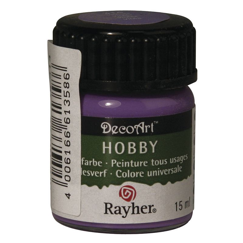 Foto van Acrylverf/hobbyverf paars 15 ml hobby materiaal - hobbyverf