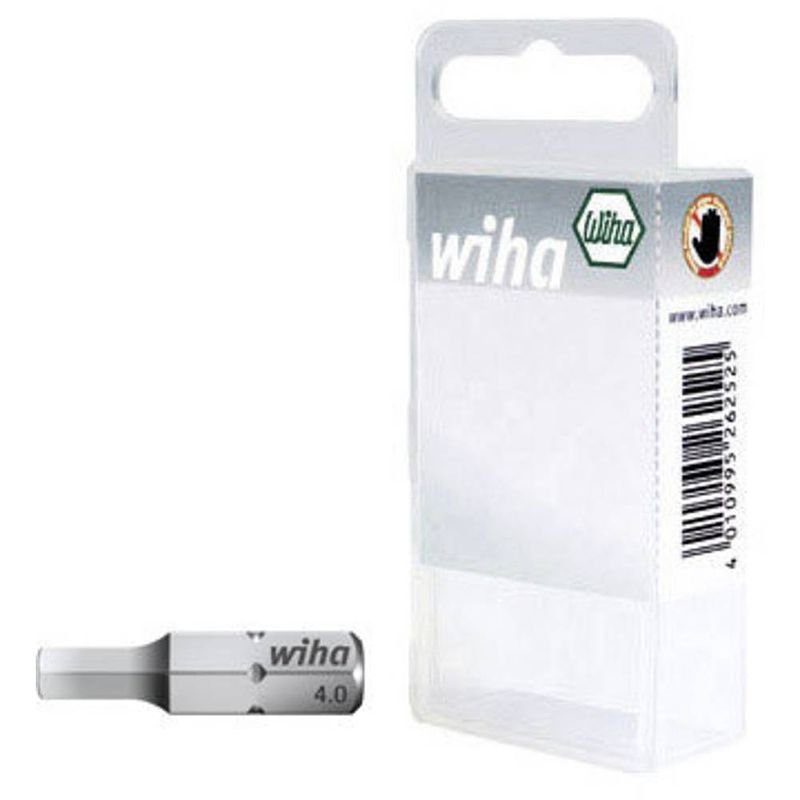 Foto van Wiha inbus-bit 4 mm chroom-vanadium staal gehard c 6.3 1 stuk(s)