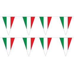 Foto van 2x stuks polyester vlaggenlijn italie 5 meter - vlaggenlijnen