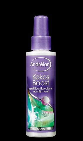 Foto van Andrelon volumespray kokos boost