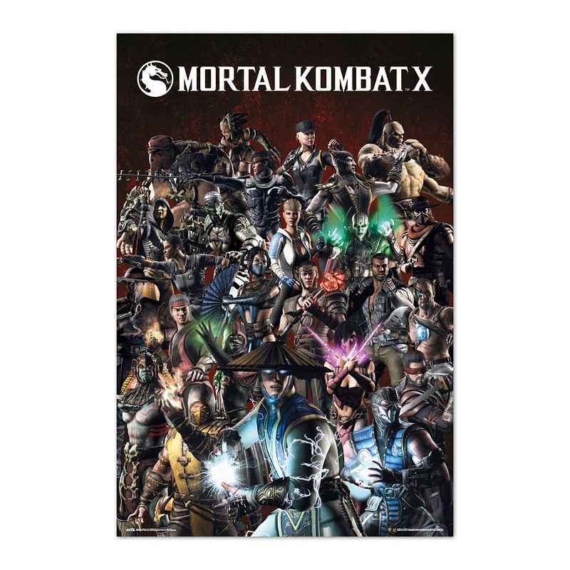 Foto van Grupo erik mortal kombat characters poster 61x91,5cm