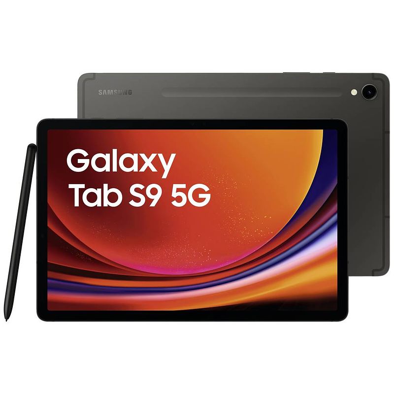 Foto van Samsung galaxy tab s9 11 inch 256 gb wifi + 5g zwart