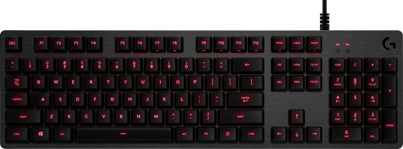 Foto van Logitech g413 mechanical gaming keyboard zwart qwerty