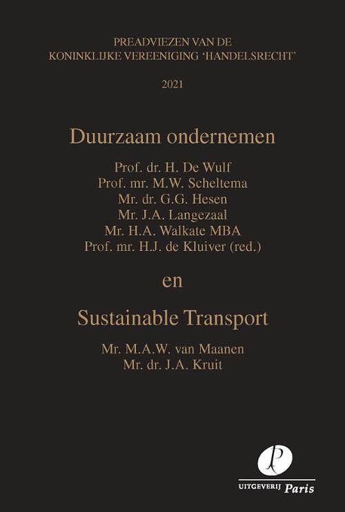 Foto van Duurzaam ondernemen en sustainable transport - g. hesen - paperback (9789462512818)