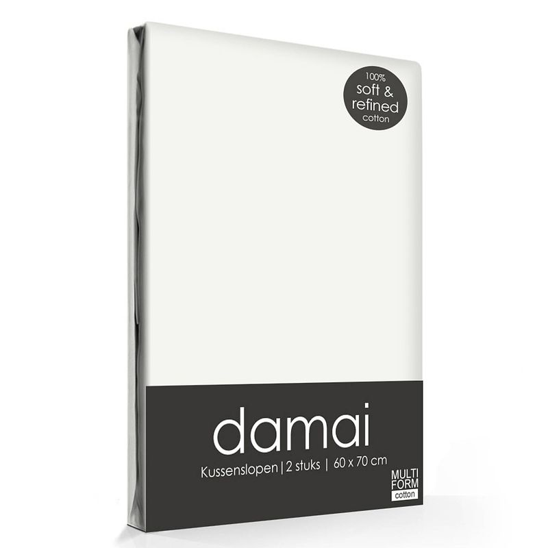 Foto van Damai kussenslopen light grey (2 stuks)-50 x 90 cm