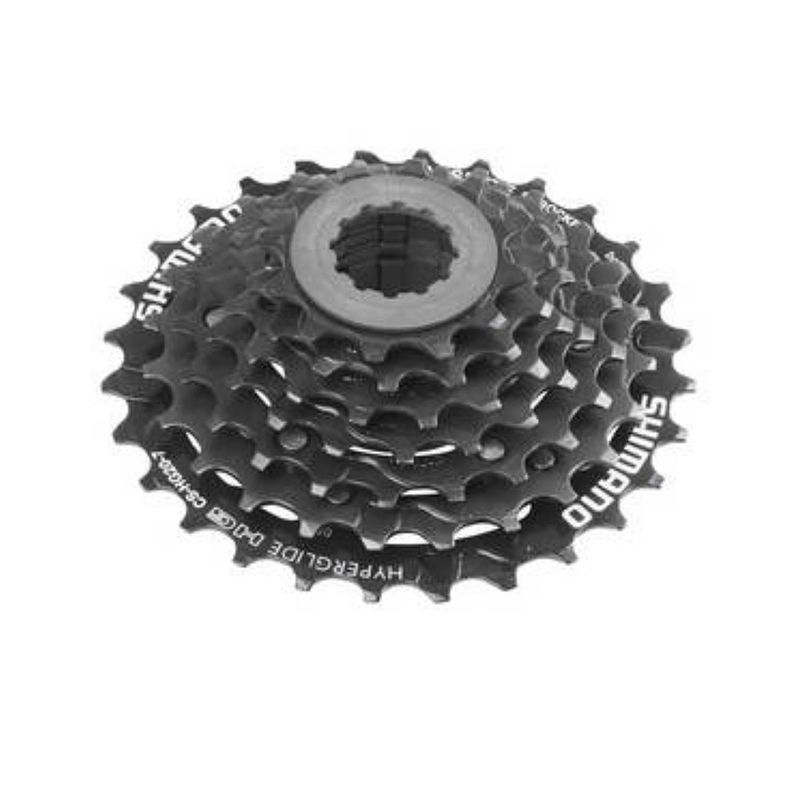 Foto van Shimano cassette cshg200 7-speed 12-28 zwart (werkplaatsverpakking)