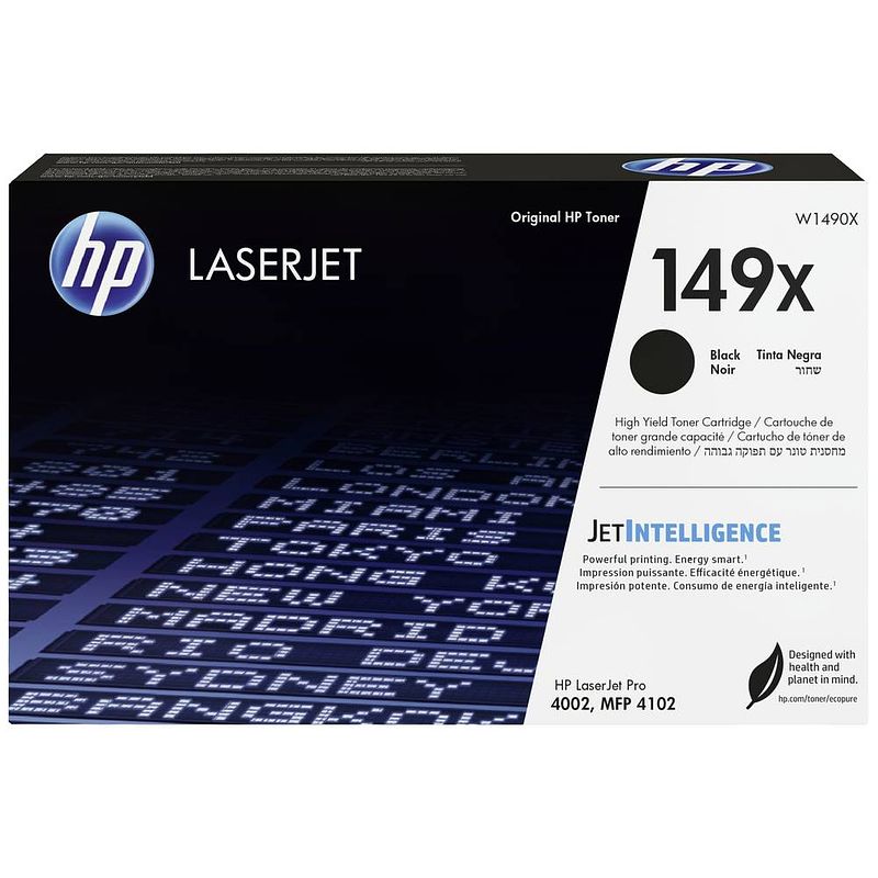 Foto van Hp 149x w1490x toner enkel zwart 9500 bladzijden origineel toner