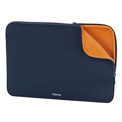 Foto van Hama laptop-sleeve neoprene, schermgrootte tot 44 cm (17,3) laptop sleeve blauw