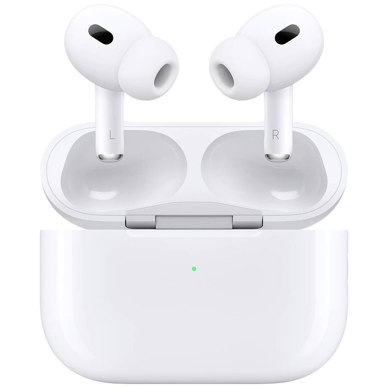 Foto van Apple airpods pro (2nd gen usb-c) airpods hifi bluetooth stereo wit noise cancelling oplaadbox, bestand tegen zweet, waterafstotend