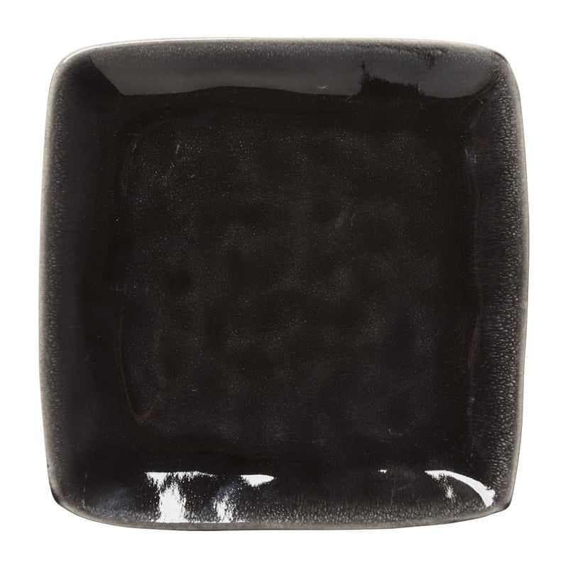 Foto van Vierkant bord toscane - zwart - 20 cm