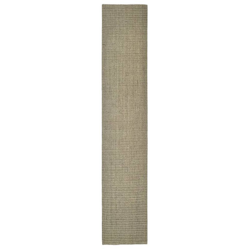 Foto van The living store sisal vloerkleed - 66 x 350 cm - taupe - 100% sisal