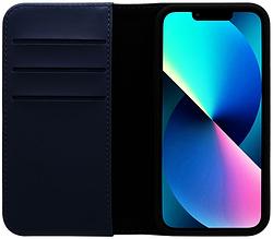 Foto van Bluebuilt apple iphone 13 mini book case leer blauw