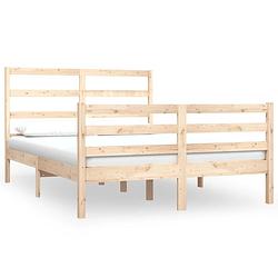 Foto van Vidaxl bedframe massief grenenhout 150x200 cm 5ft king size