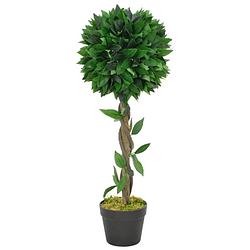 Foto van Vidaxl kunstplant met pot laurierboom 70 cm groen