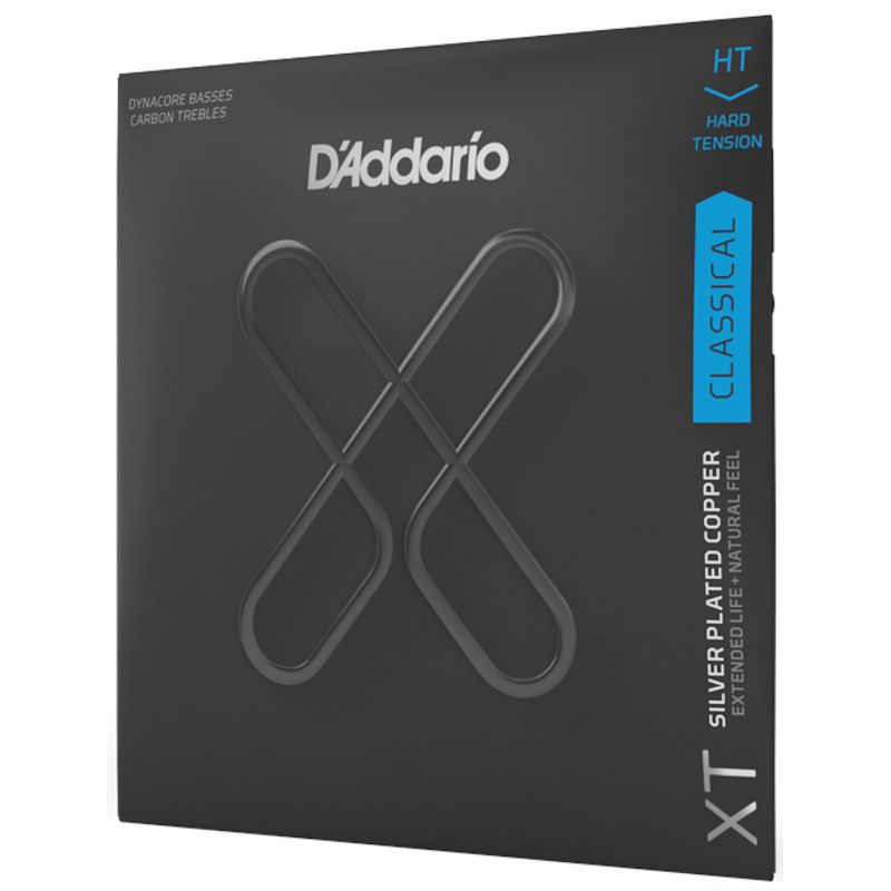 Foto van D'saddario xtc46ff dynacore carbon hard tension coated snaren voor klassieke gitaar