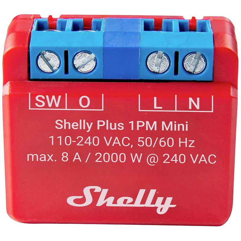 Foto van Shelly plus 1pm mini schakelactor wifi, bluetooth