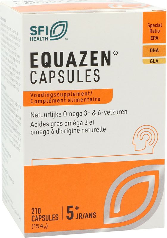 Foto van Springfield equazen omega 3- & 6- vetzuren capsules