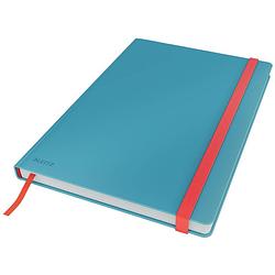 Foto van Leitz cosy notitieboek met harde kaft, voor ft b5, geruit, blauw