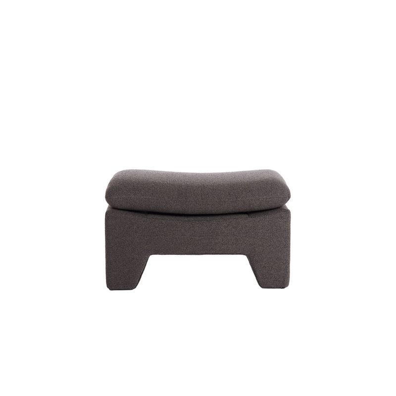 Foto van Pouf 80x40x48,5 cm dasha dark brown